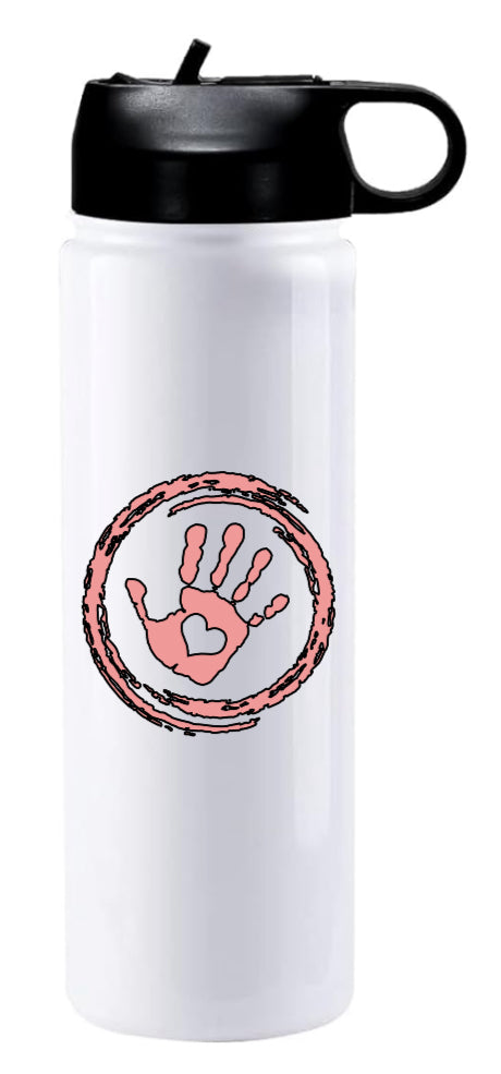 20oz Sports insulated stainless steele water bottle - Healthy Hearts, Healthy Minds