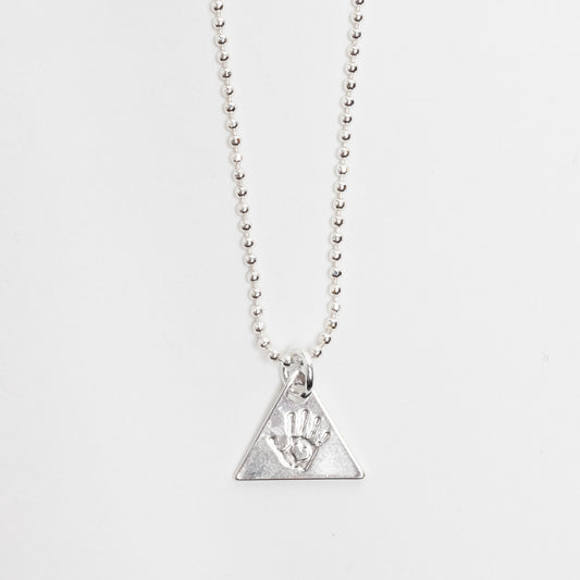 With Love. Triangle Necklace