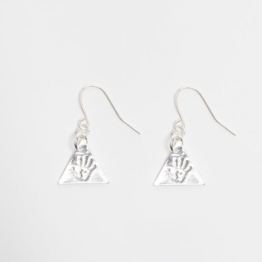 With Love. Triangle Earrings